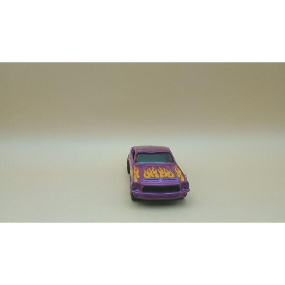 2020 HOT WHEELS '68 SHELBY GT500 PURPLE 1:64 DIECAST 2 3/4" CAR W/ ORANGE FLAMES - Picture 5 of 7